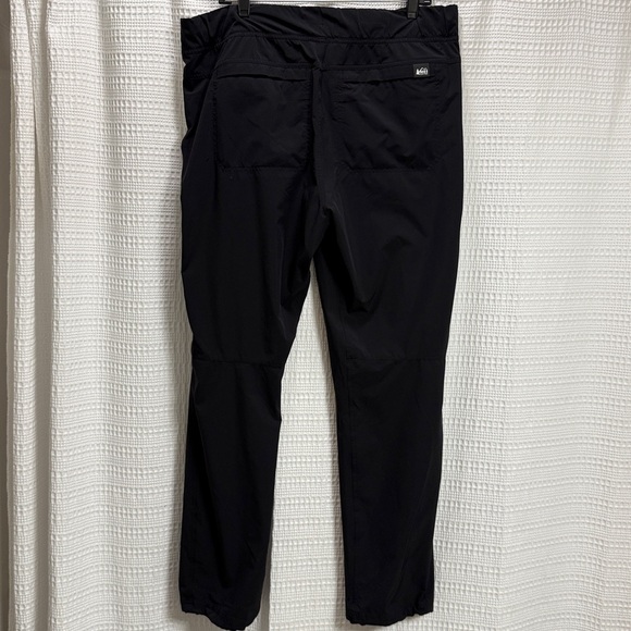 REI Co op Men's Black drawstring pants Joggers lounge hiking Comfortable EUC L - Picture 3 of 7